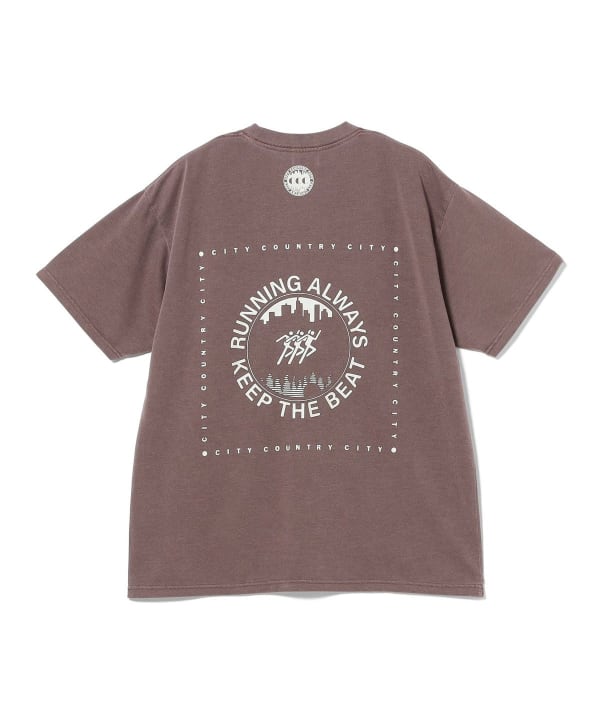 【別注】牧野英明@B印MARKET / CITY COUNTRY CITY PIGMENT DYE TEE ②