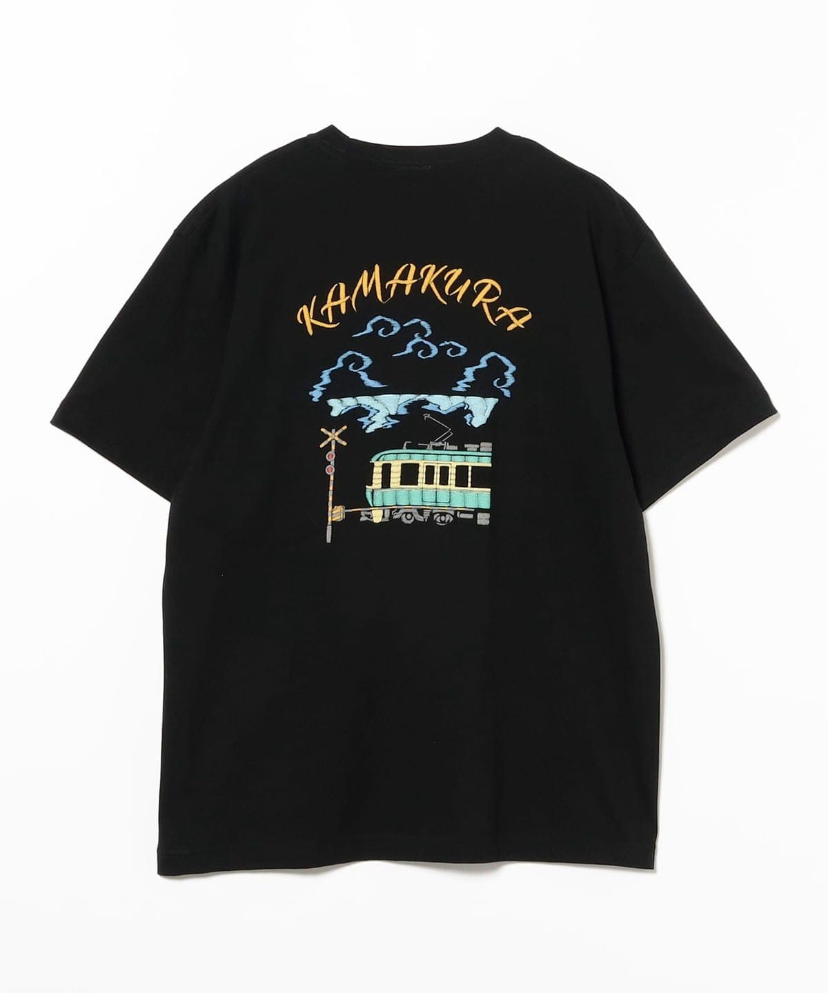 服部隆@B印MARKET / シジュウナナ KANAGAWA1 鎌倉 Tシャツ Tシャツ・カットソー MEN BLACK L 服部隆@B印MARKET / シジュウナナ KANAGAWA1 鎌倉 Tシャツ Tシャツ・カットソー MEN BLACK L