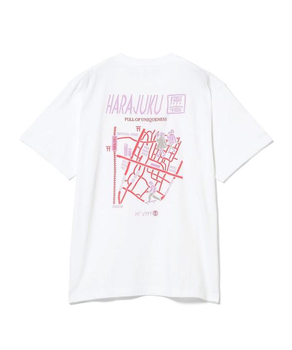 Takashi Hattori @ B JIRUSHI MARKET / Shijuunana TOKYO13 原宿風 T 卹，採用基於刺繡概念的全新印花設計。
