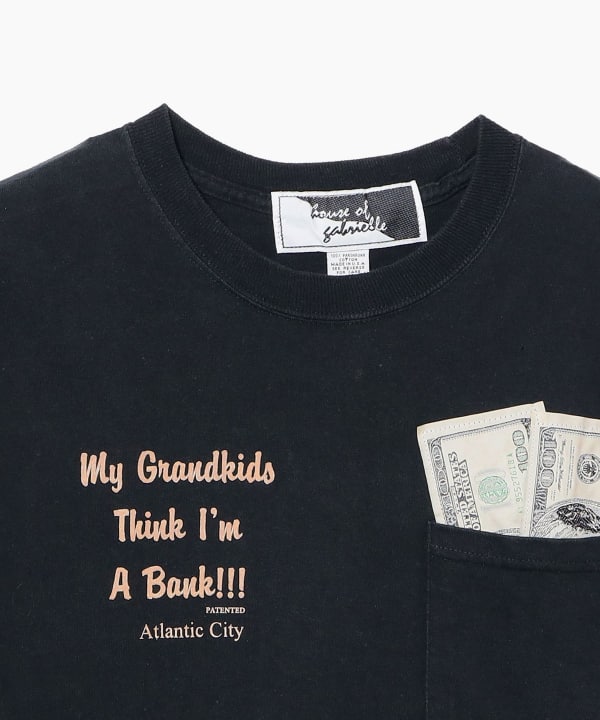 服部隆@B印MARKET / Just Because 90s House of Gabrielle ポケットTシャツ（古着）3