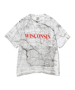 服部隆@B印MARKET / Just Because 90s WISCONSIN Map Tシャツ（古着）4