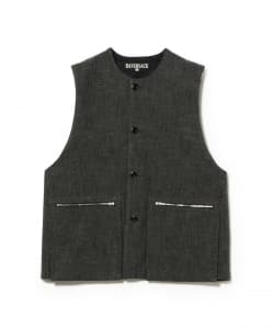 和田健二郎＠B印MARKET / HAVERSACK ヘリンボーンツイル ジャーキン ロングベスト
