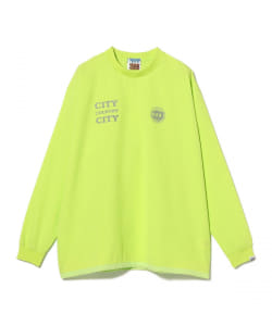【別注】牧野英明@B印MARKET / CITY COUNTRY CITY DOT MESH LONGSLEEVE TEE