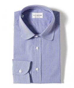 高橋秀樹@B印MARKET / GUY ROVER ラウンドカラー ギンガムチェックシャツ