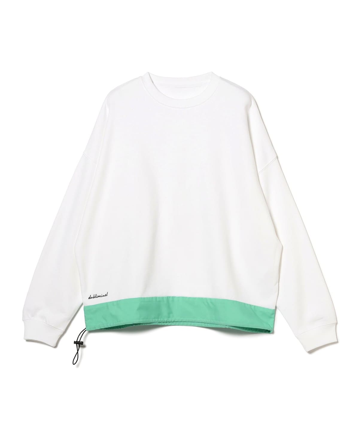 江口裕@B印MARKET B印マーケット / OVER DUB CUSTOM RIB CORD SWEAT トップス MEN WHT×GREEN XL 江口裕@B印MARKET B印マーケット / OVER DUB CUSTOM RIB CORD SWEAT トップス MEN WHT×GREEN XL