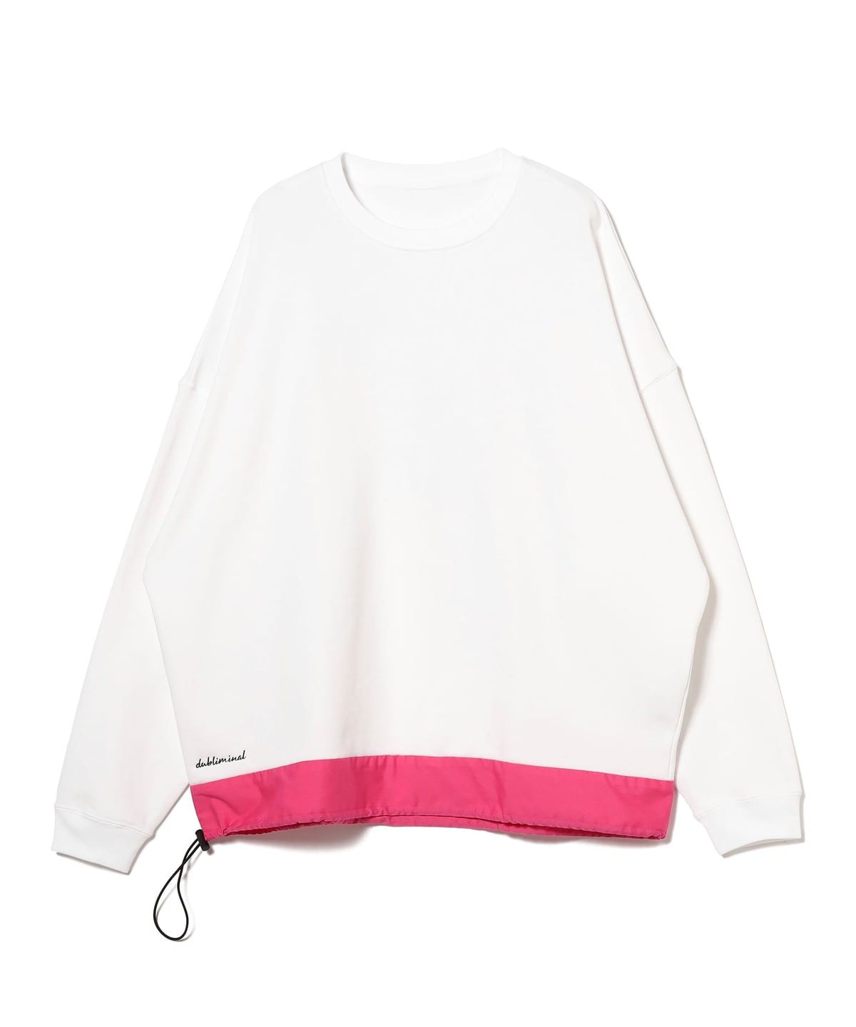 江口裕@B印MARKET B印マーケット / OVER DUB CUSTOM RIB CORD SWEAT トップス MEN WHT×PINK XL 江口裕@B印MARKET B印マーケット / OVER DUB CUSTOM RIB CORD SWEAT トップス MEN WHT×PINK XL
