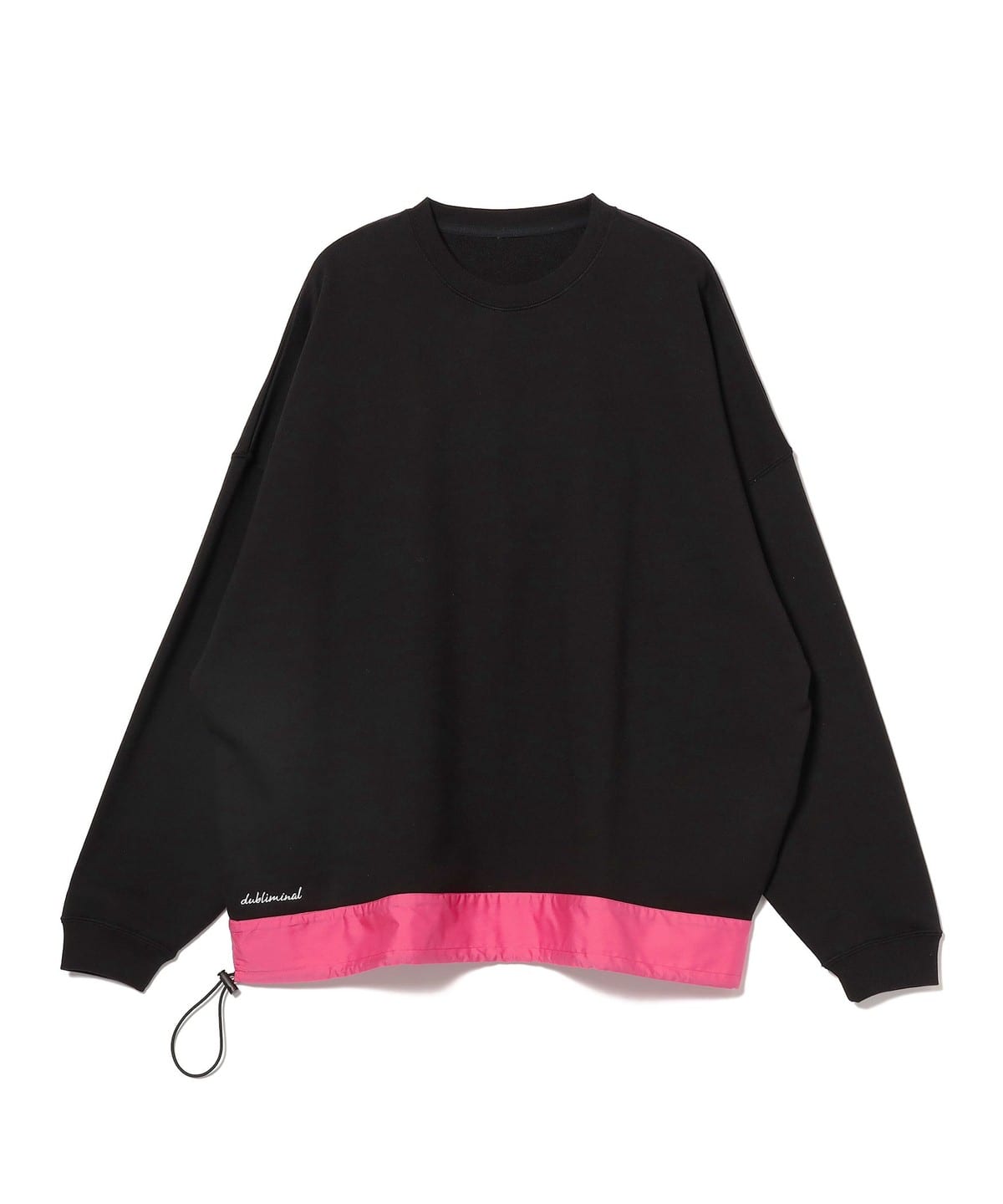 江口裕@B印MARKET B印マーケット / OVER DUB CUSTOM RIB CORD SWEAT トップス MEN BLK×PINK XL 江口裕@B印MARKET B印マーケット / OVER DUB CUSTOM RIB CORD SWEAT トップス MEN BLK×PINK XL