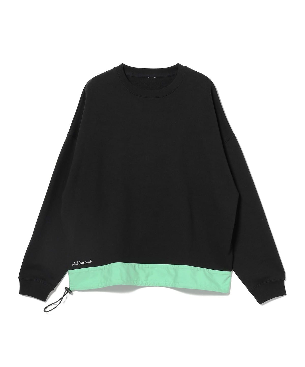 江口裕@B印MARKET B印マーケット / OVER DUB CUSTOM RIB CORD SWEAT トップス MEN BLK×GREEN L 江口裕@B印MARKET B印マーケット / OVER DUB CUSTOM RIB CORD SWEAT トップス MEN BLK×GREEN L
