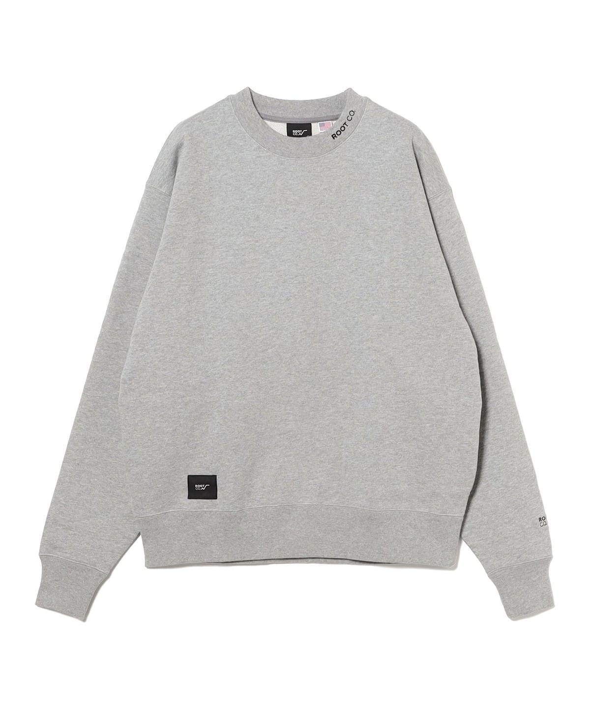 菊地延@B印MARKET / ROOT CO. ルート PLAY UTILITY BACK POCKET Crewneck Sweat トップス MEN グレー L 菊地延@B印MARKET / ROOT CO. ルート PLAY UTILITY BACK POCKET Crewneck Sweat トップス MEN グレー L