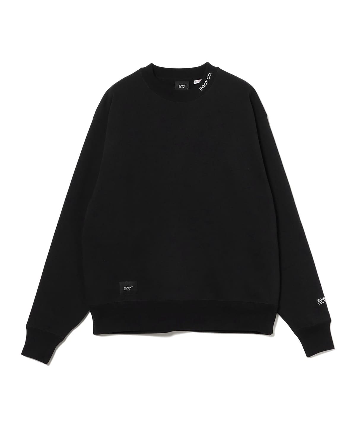 菊地延@B印MARKET / ROOT CO. ルート PLAY UTILITY BACK POCKET Crewneck Sweat トップス MEN ブラック M 菊地延@B印MARKET / ROOT CO. ルート PLAY UTILITY BACK POCKET Crewneck Sweat トップス MEN ブラック M