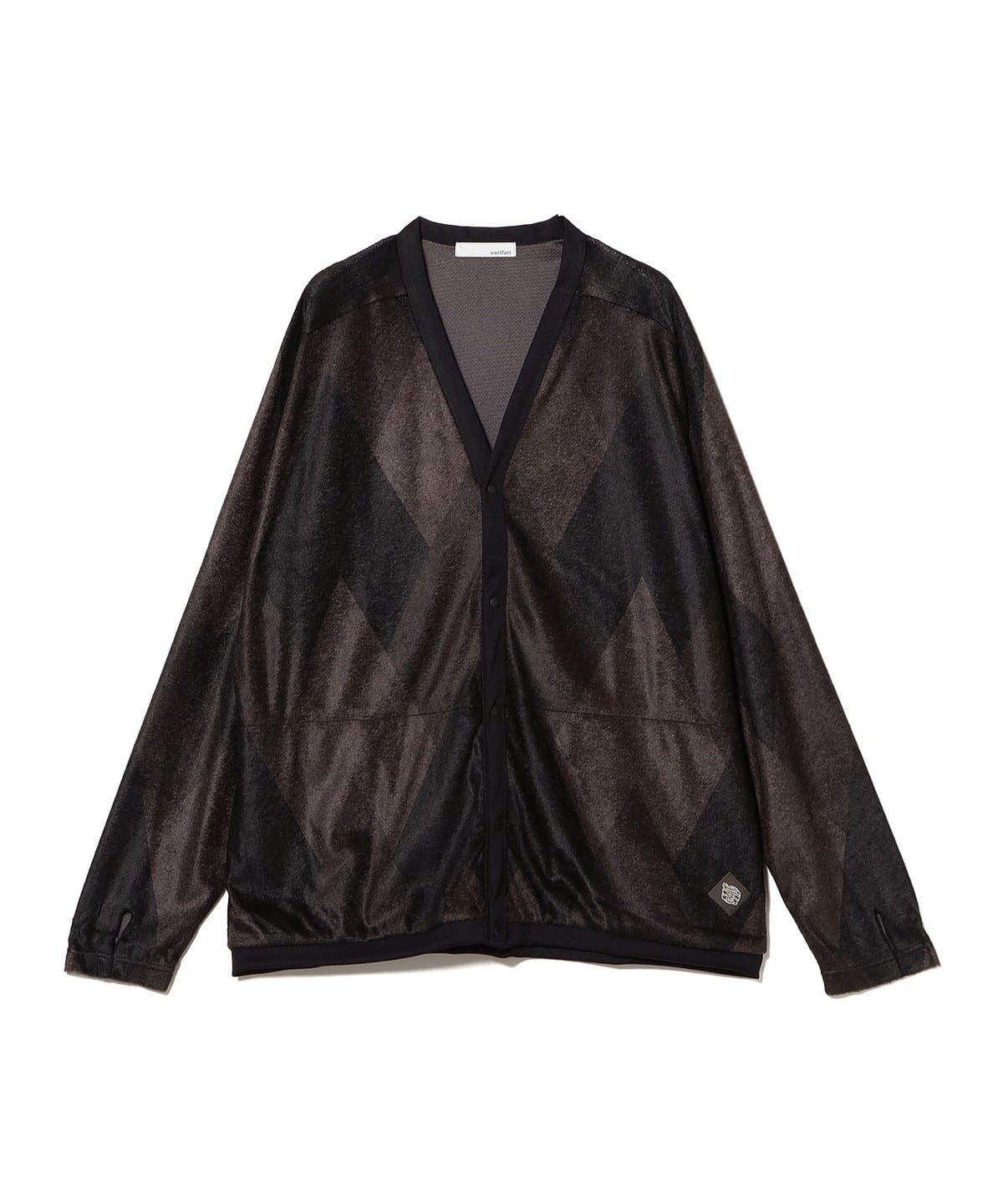 �y�ʒ��z�q��p��@B��MARKET / narifuri �i���t�� × NFC Octa �v�����g�J�[�f�B�K�� �g�b�v�X MEN CHARCOAL. G XL