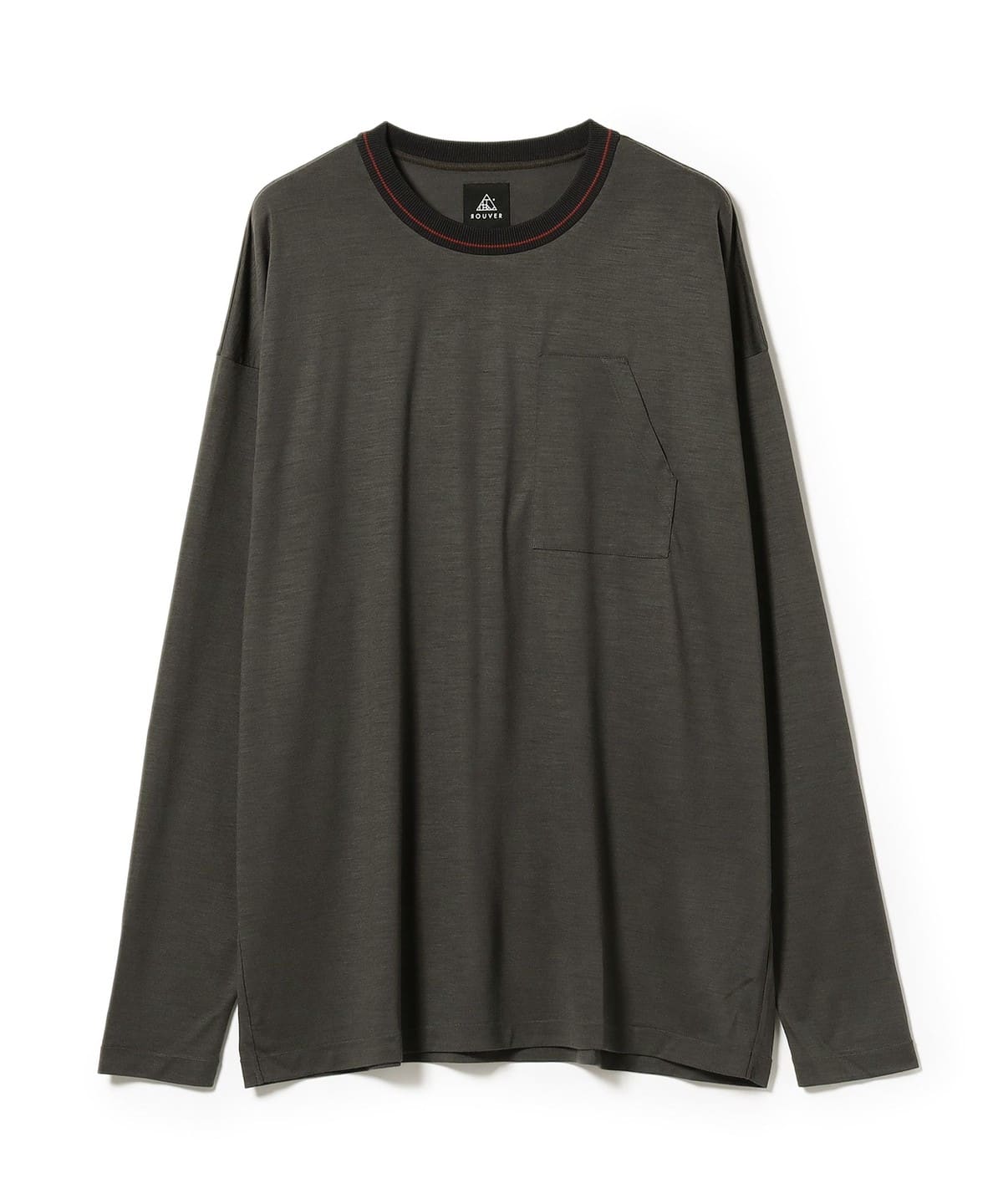 牧野英明@B印MARKET / ROUVER WOOL DRY LONG SLEEVE Tシャツ・カットソー MEN GREY XXL 牧野英明@B印MARKET / ROUVER WOOL DRY LONG SLEEVE Tシャツ・カットソー MEN GREY XXL