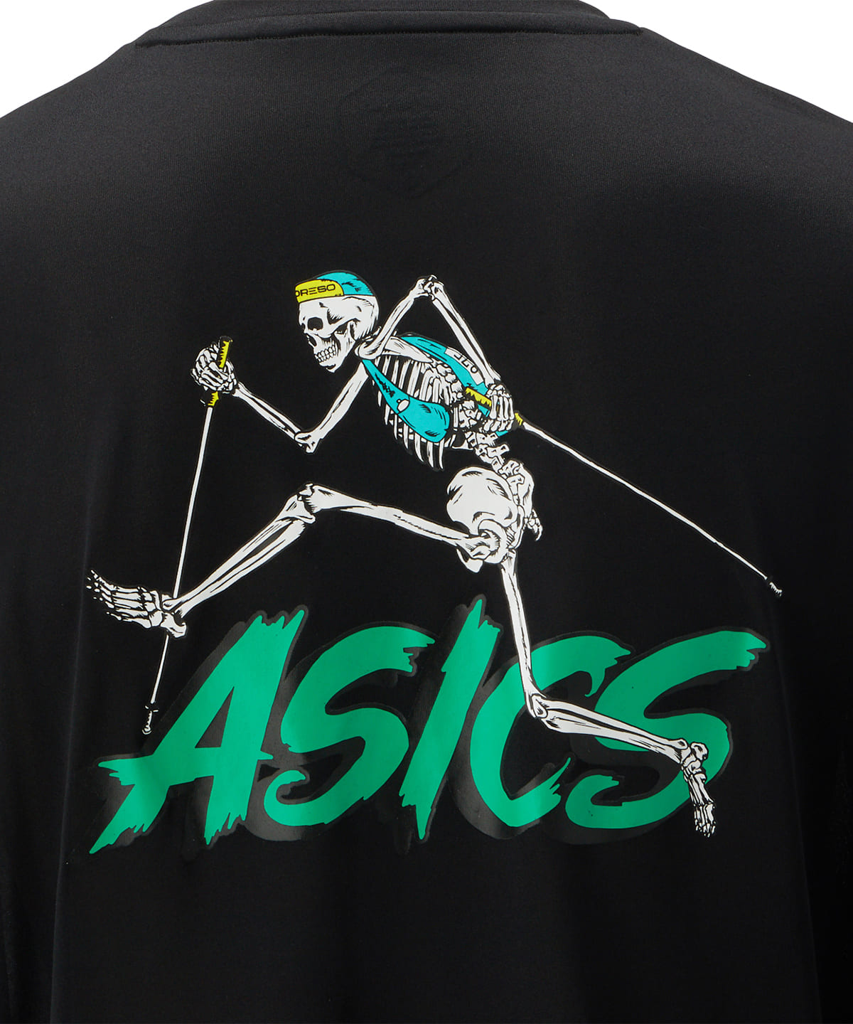 Lサイズ ASICS × ELDORESO 総柄ロングスリーブTシャツ-