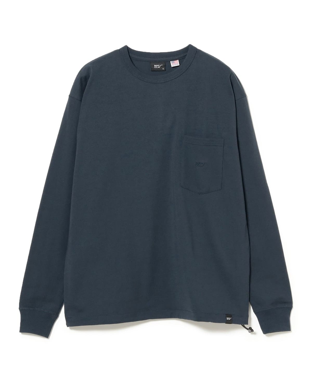 菊地延@B印MARKET / ROOT CO. ルート PLAY UTILITY BACK POCKET Long Sleeve T-Shirts Tシャツ・カットソー MEN NAVY XL 菊地延@B印MARKET / ROOT CO. ルート PLAY UTILITY BACK POCKET Long Sleeve T-Shirts Tシャツ・カットソー MEN NAVY XL