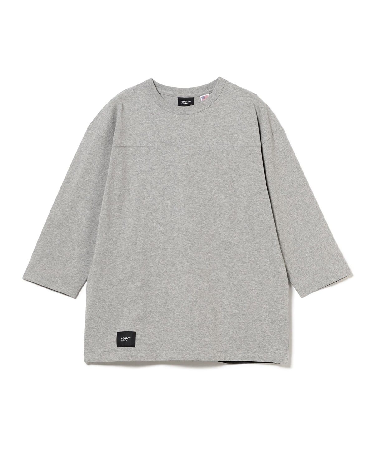 菊地延@B印MARKET / ROOT CO. ルート PLAY UTILITY BACK POCKET Football T-Shirts Tシャツ・カットソー MEN グレー S 菊地延@B印MARKET / ROOT CO. ルート PLAY UTILITY BACK POCKET Football T-Shirts Tシャツ・カットソー MEN グレー S