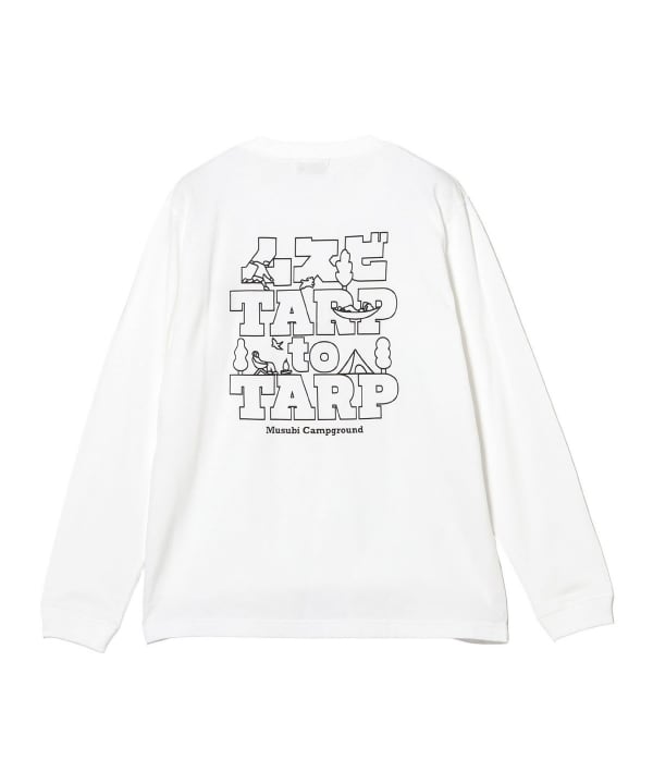 【タイムセール】TARP to TARP / “ムスビ” ロングスリーブ プリントTシャツ