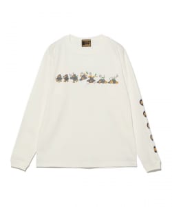 菊地延@B印MARKET / DUCKROW STOPMOTION L/S TEE