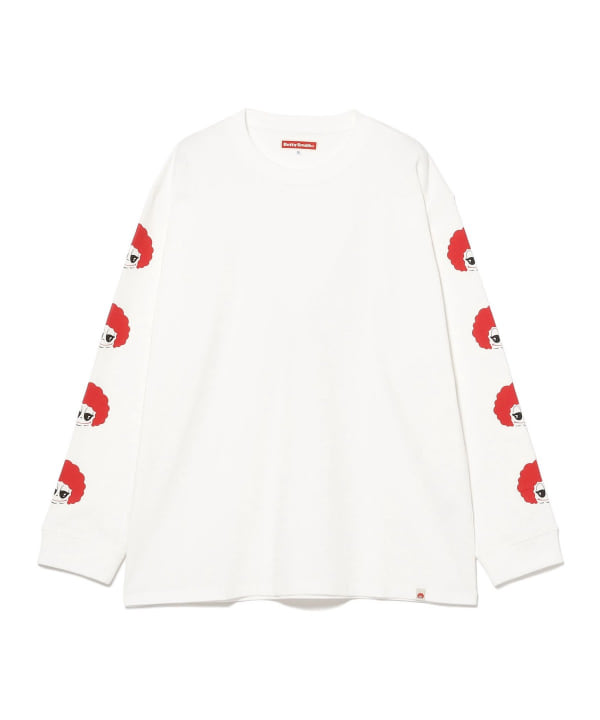 [Featured in Magazine] [Special order] Hiroshi Kubo & Masumi Kubo @ B JIRUSHI MARKET / BettySmith(R) Big Long Sleeve T-Shirt