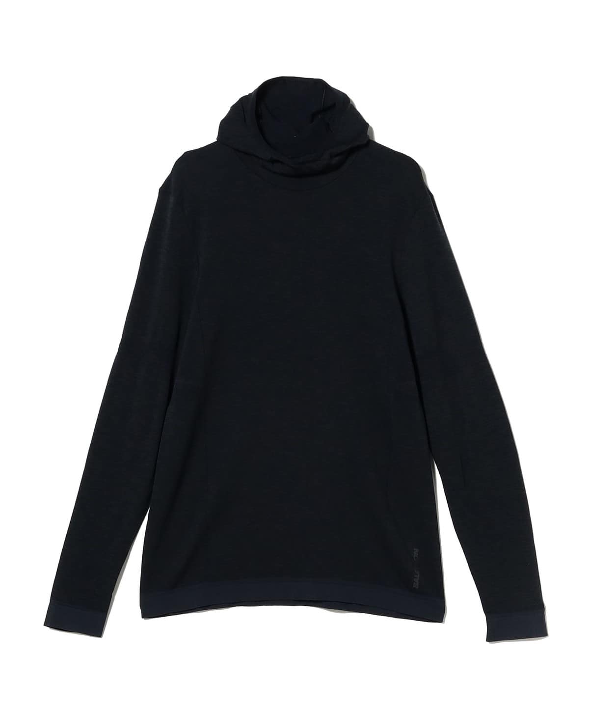 牧野英明@B印MARKET / SALOMON サロモン ESSENTIAL WOOL HOODIE トップス MEN BLACK S 牧野英明@B印MARKET / SALOMON サロモン ESSENTIAL WOOL HOODIE トップス MEN BLACK S