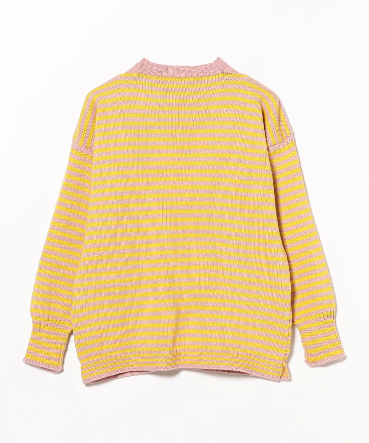 【完売色】オーガンジーぺプラムドッキングニット バターイエロー【即購入可】 完売色】オーガンジーぺプラムドッキングニット バターイエロー【即