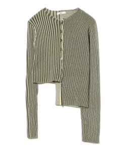 若生多絵子＠B印MARKET / &her Two-Tone Knit Cardigan