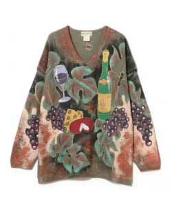 服部隆＠B印MARKET / JustBecause 90s KOLORWAY アートニット（古着）1