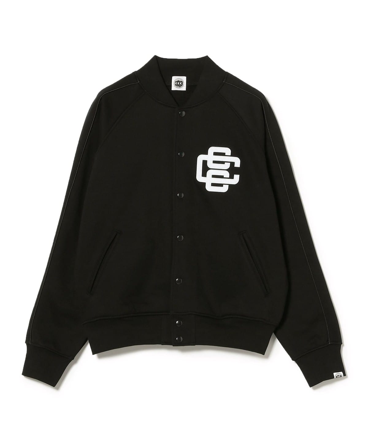 【別注】牧野英明@B印MARKET × CITY COUNTRY CITY シティー カントリー シティー / ドライスウェット スタジャン ブルゾン MEN BLACK L 【別注】牧野英明@B印MARKET × CITY COUNTRY CITY シティー カントリー シティー / ドライスウェット スタジャン ブルゾン MEN BLACK L