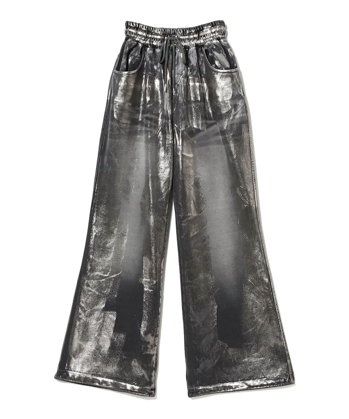 藤井早希子@B印MARKET / 2000Archives DENIM METALLIC SWEATPANTS パンツ WOMEN GREY ONE SIZE 藤井早希子@B印MARKET / 2000Archives DENIM METALLIC SWEATPANTS パンツ WOMEN GREY ONE SIZE