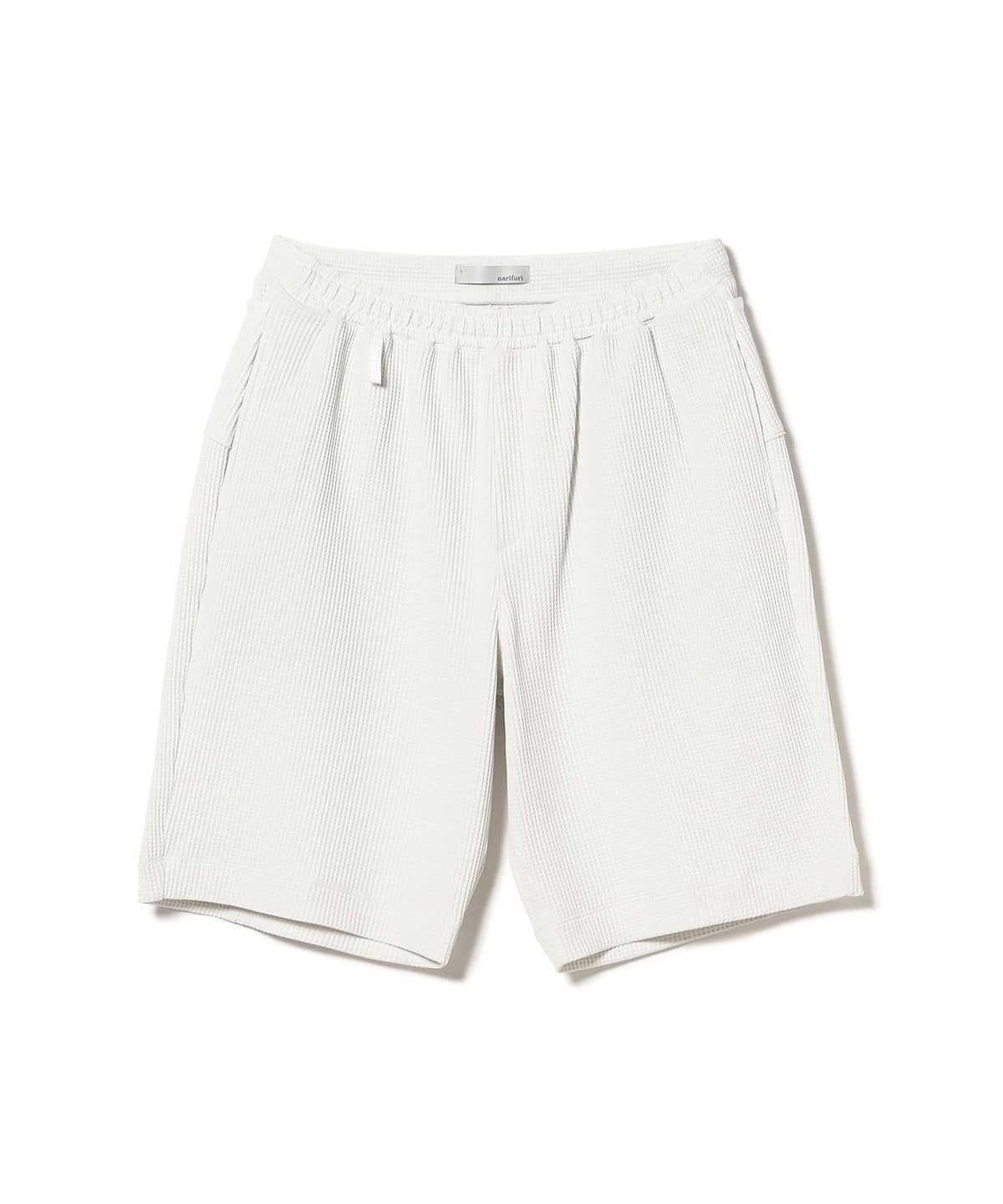 【別注】牧野英明@B印MARKET / narifuri ナリフリ マルチワッフル ショートパンツ パンツ MEN OFF WHT XL 【別注】牧野英明@B印MARKET / narifuri ナリフリ マルチワッフル ショートパンツ パンツ MEN OFF WHT XL