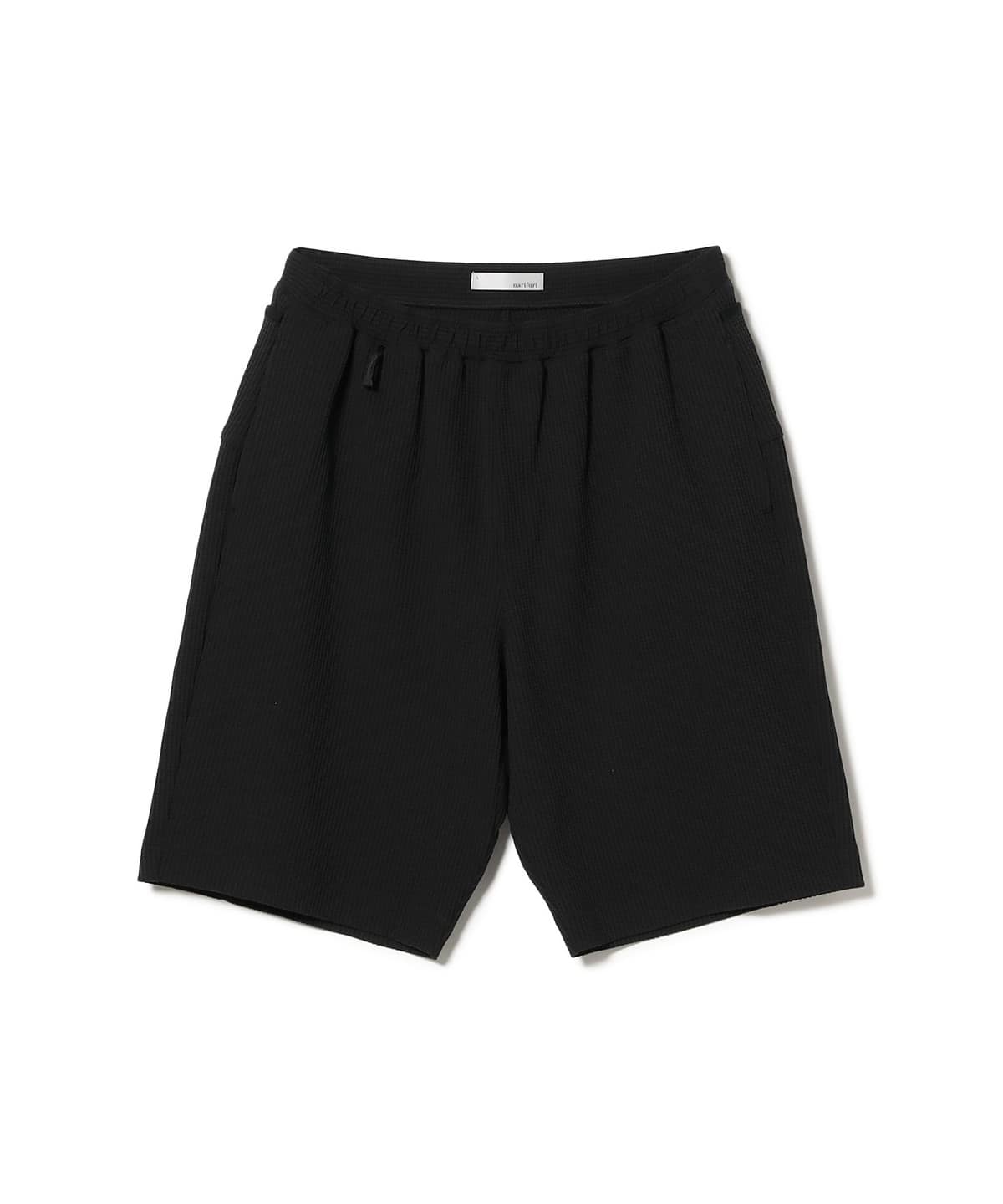 【別注】牧野英明@B印MARKET / narifuri ナリフリ マルチワッフル ショートパンツ パンツ MEN BLACK L 【別注】牧野英明@B印MARKET / narifuri ナリフリ マルチワッフル ショートパンツ パンツ MEN BLACK L