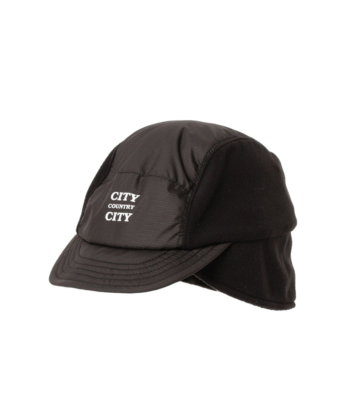 牧野英明@B印MARKET / CITY COUNTRY CITY シティー カントリー シティー × HOUYHNHNM FLEECE CAP 帽子 MEN BLACK ONE SIZE 牧野英明@B印MARKET / CITY COUNTRY CITY シティー カントリー シティー × HOUYHNHNM FLEECE CAP 帽子 MEN BLACK ONE SIZE