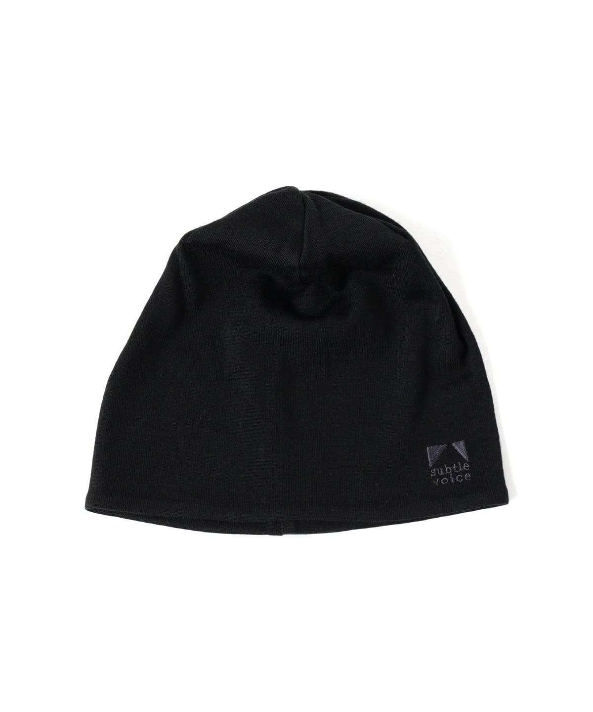 牧野英明@B印MARKET B印マーケット / subtle voice Wool Snug Beanie 帽子 MEN BLACK ONE SIZE 牧野英明@B印MARKET B印マーケット / subtle voice Wool Snug Beanie 帽子 MEN BLACK ONE SIZE