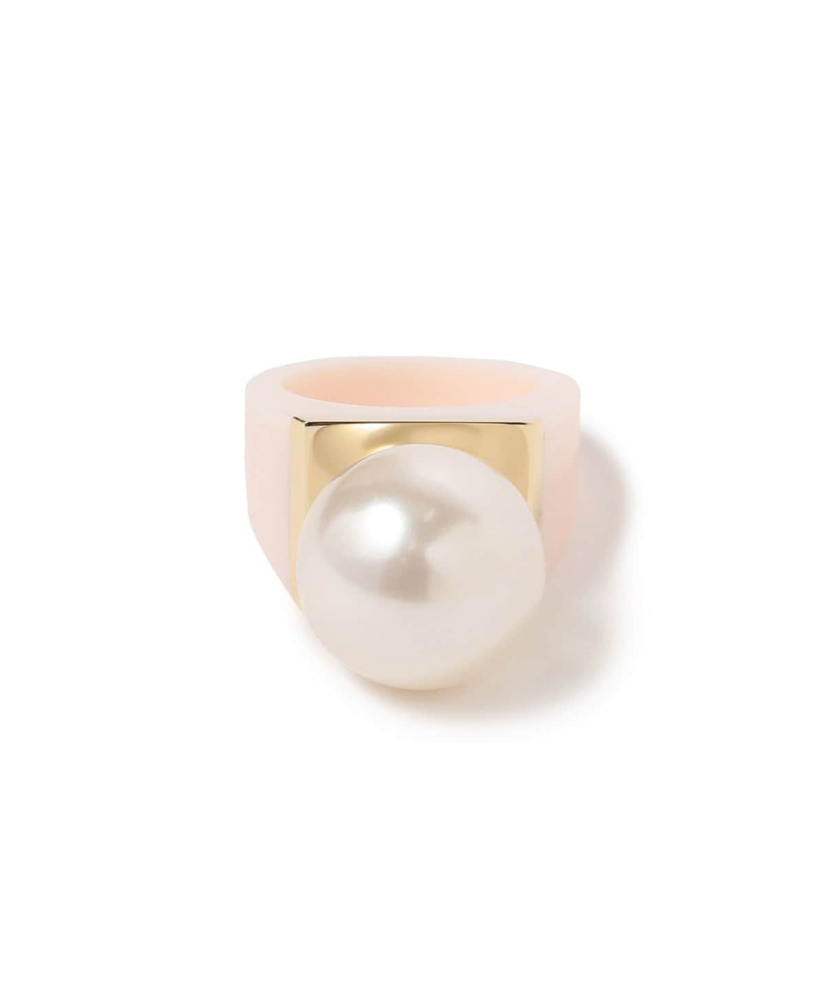 B印MARKET / LOVE BY e. m. ラブバイイーエム パールモチーフ リング アクセサリー WOMEN GOLD M(約11号) B印MARKET / LOVE BY e. m. ラブバイイーエム パールモチーフ リング アクセサリー WOMEN GOLD M(約11号)