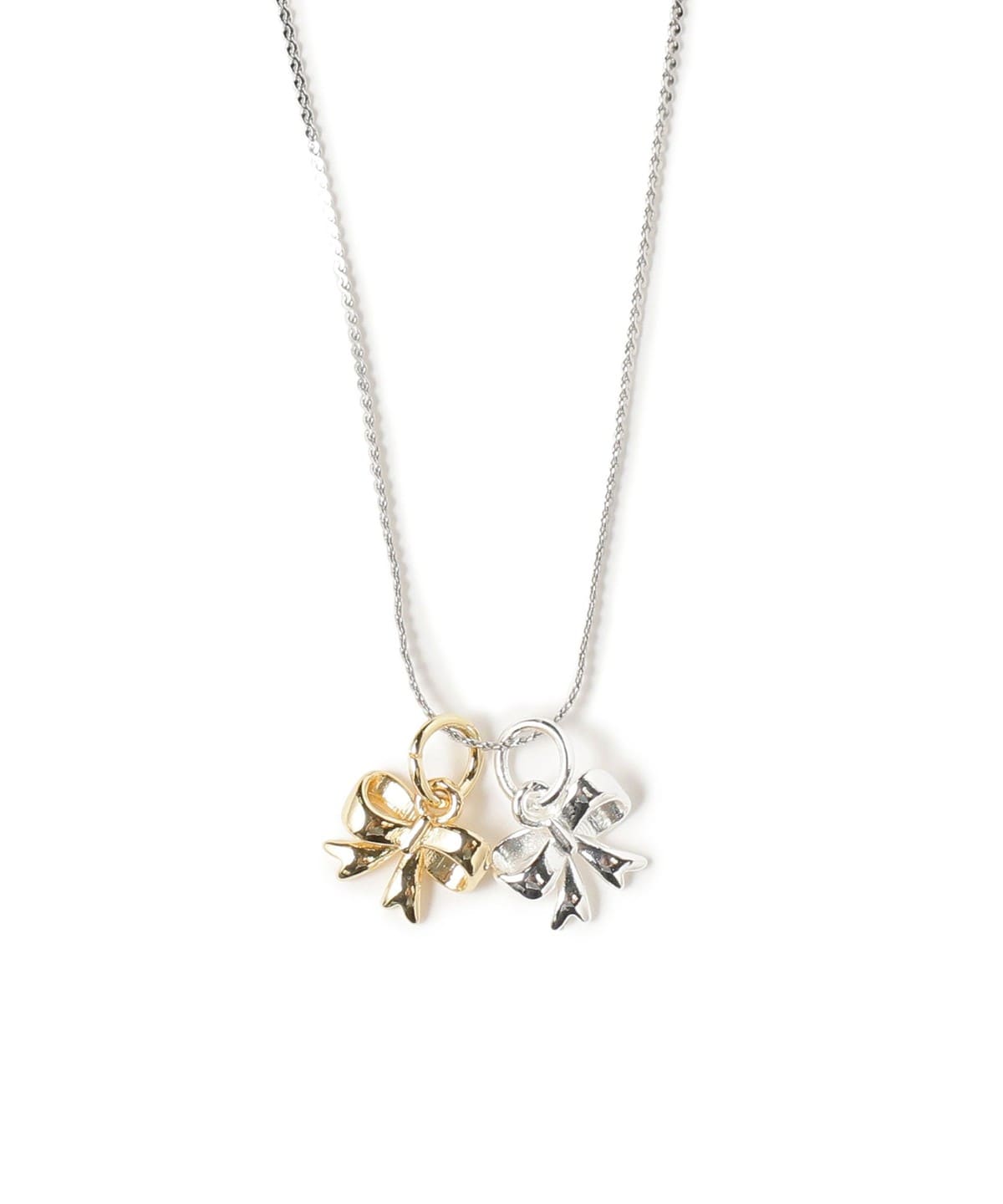 河江遥香@B印MARKET / Lovely Charm 22 4WAY リボンネックレス アクセサリー WOMEN SILVERチェーン ONE SIZE 河江遥香@B印MARKET / Lovely Charm 22 4WAY リボンネックレス アクセサリー WOMEN SILVERチェーン ONE SIZE
