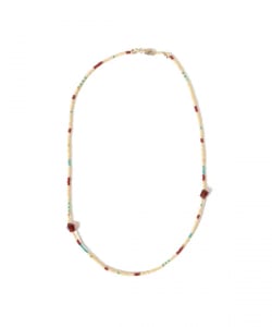 【別注】若生多絵子＠B印MARKET / DEAR WOMAN Beads line + mineral necklace short