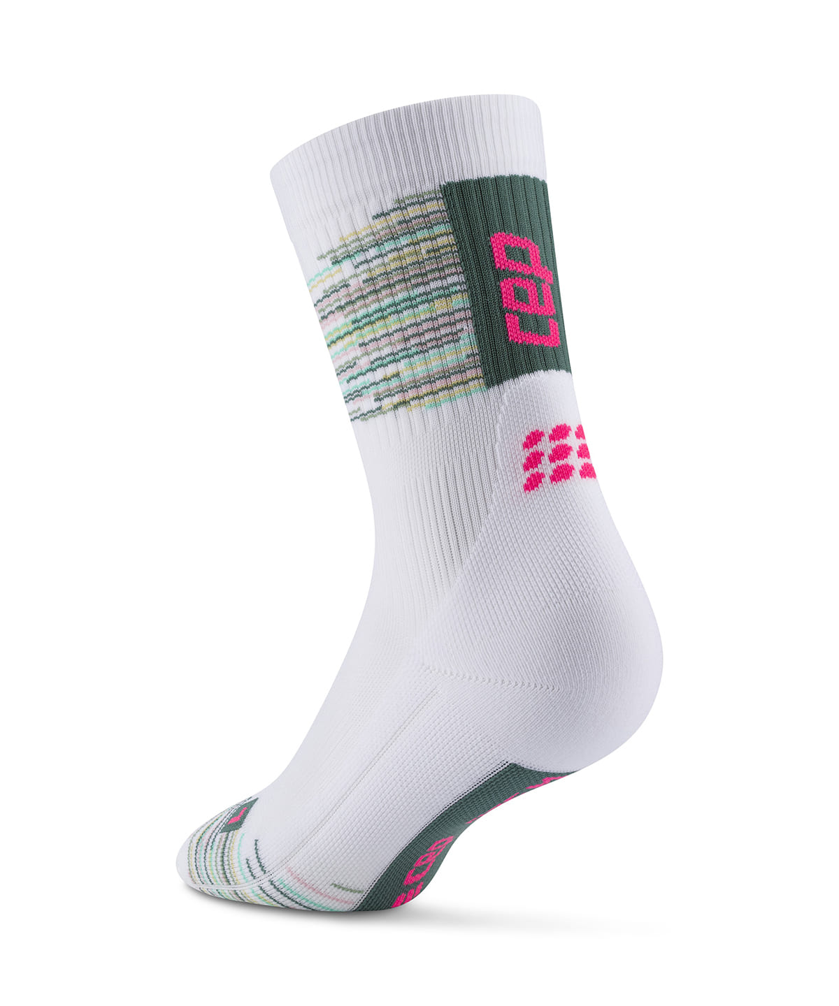 牧野英明@B印MARKET / cep PARIS VIBES 80‘S COMPRESSION SOCKS レッグウェア MEN ホワイト×グリーン 26-29cm 牧野英明@B印MARKET / cep PARIS VIBES 80‘S COMPRESSION SOCKS レッグウェア MEN ホワイト×グリーン 26-29cm