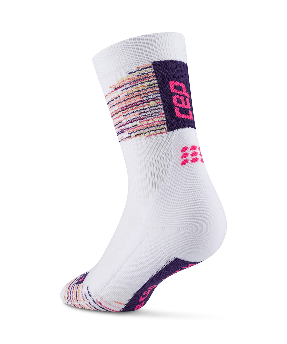 牧野英明@B印MARKET / cep PARIS VIBES 80‘S COMPRESSION SOCKS レッグウェア MEN ホワイト×パープル 26-29cm 牧野英明@B印MARKET / cep PARIS VIBES 80‘S COMPRESSION SOCKS レッグウェア MEN ホワイト×パープル 26-29cm