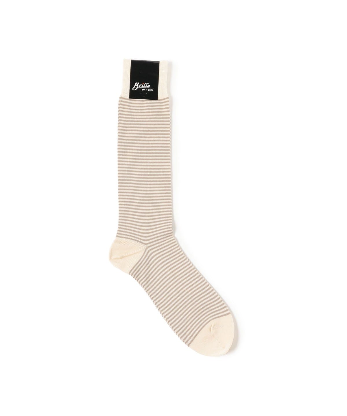 【別注】間瀬裕介@B印MARKET / Brilla per il gusto ブリッラ ペル イル グスト ボーダー ソックス レッグウェア MEN BEG×D. BEG ONE SIZE 【別注】間瀬裕介@B印MARKET / Brilla per il gusto ブリッラ ペル イル グスト ボーダー ソックス レッグウェア MEN BEG×D. BEG ONE SIZE