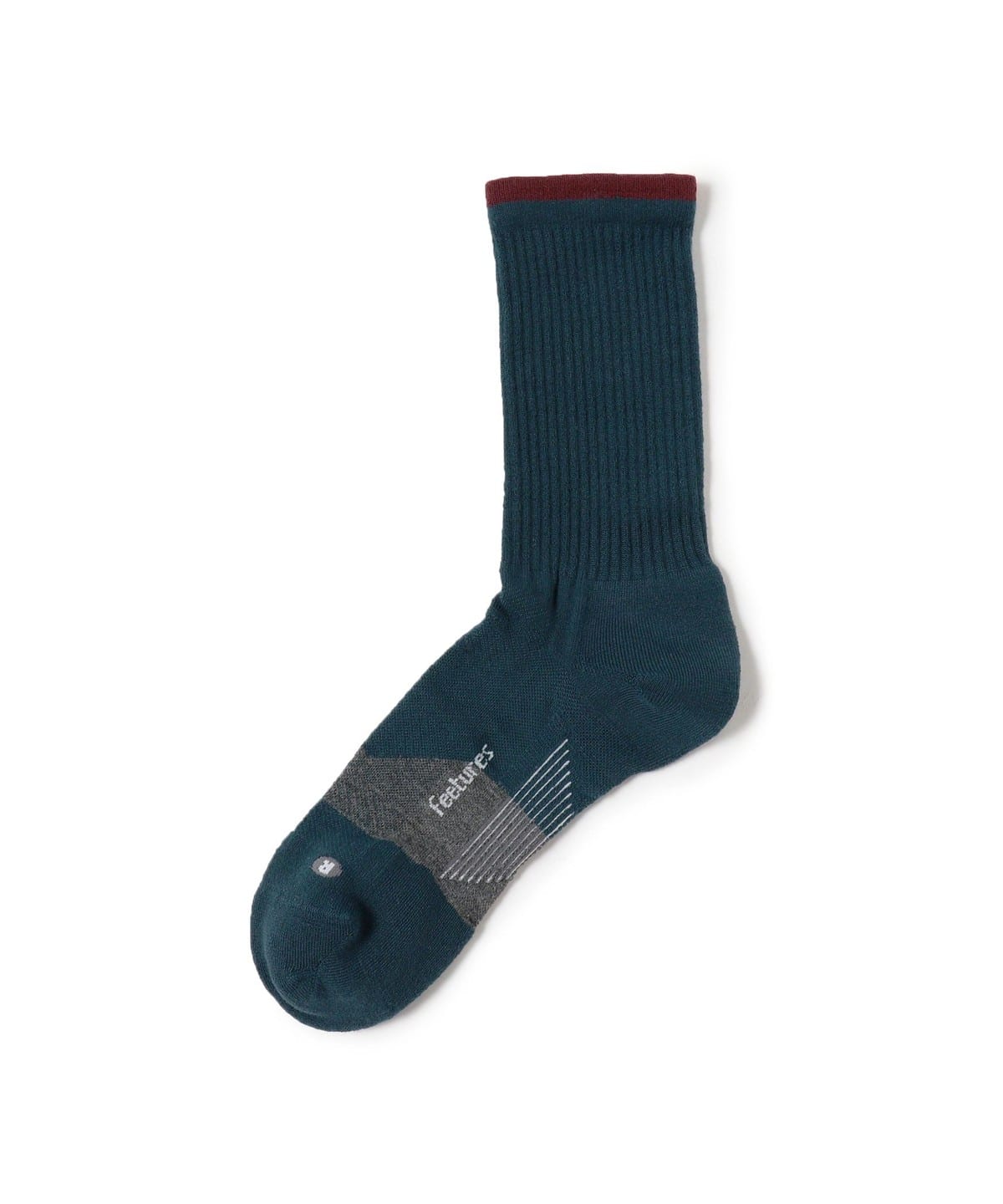牧野英明@B印MARKET / Feetures フィーチャーズ TRAIL MAX CUSHION MINI CREW レッグウェア MEN FrenchNavy L 牧野英明@B印MARKET / Feetures フィーチャーズ TRAIL MAX CUSHION MINI CREW レッグウェア MEN FrenchNavy L