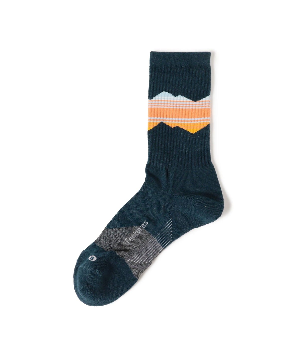 牧野英明@B印MARKET / Feetures フィーチャーズ TRAIL MAX CUSHION MINI CREW レッグウェア MEN -BlueRidgeNavy L 牧野英明@B印MARKET / Feetures フィーチャーズ TRAIL MAX CUSHION MINI CREW レッグウェア MEN -BlueRidgeNavy L