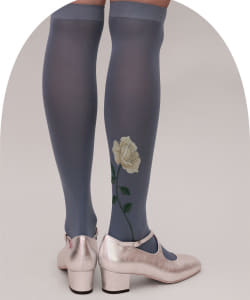 井上あおい＠B印MARKET / Kiwanda Rose Knee-High Socks