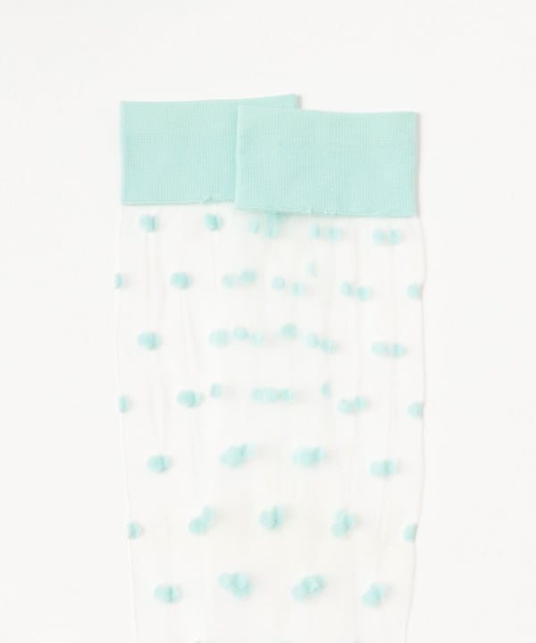井上あおい＠B印MARKET / Kiwanda Polka Dot Knee-High Socks