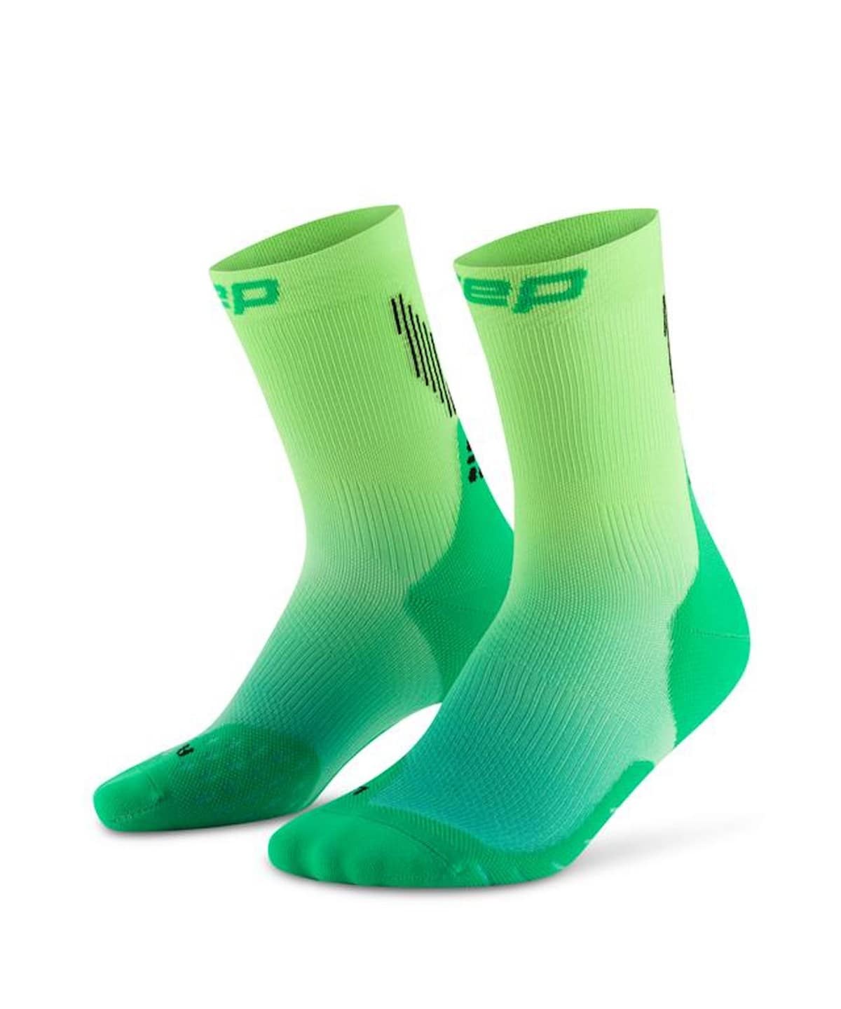 �q��p��@B��MARKET B��}�[�P�b�g / cep CORE RUN COMPRESSION SOCKS 5.0 - Edt. Gradient ���b�O�E�F�A MEN MINT. GRN �V(25-27cm)