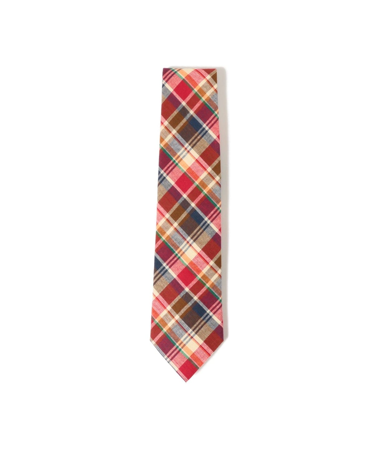 【別注】高橋秀樹@B印MARKET / JOHN COMFORT ジョンコンフォート マドラスチェック ネクタイ スーツ・ネクタイ MEN RED ONE SIZE 【別注】高橋秀樹@B印MARKET / JOHN COMFORT ジョンコンフォート マドラスチェック ネクタイ スーツ・ネクタイ MEN RED ONE SIZE