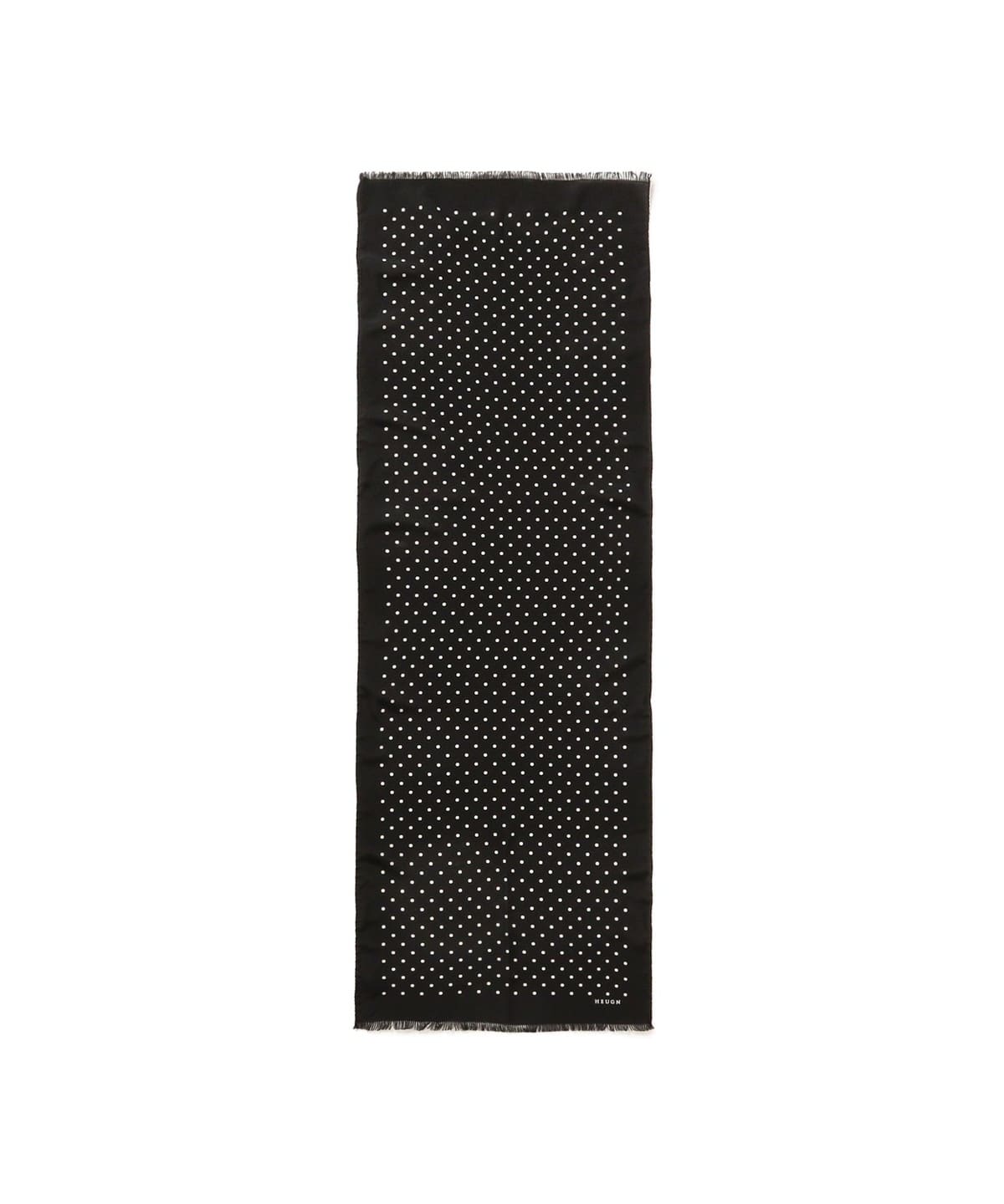 間瀬裕介@B印MARKET / HEUGN POIS シルク ドット スカーフ ファッション雑貨 MEN BLACK ONE SIZE 間瀬裕介@B印MARKET / HEUGN POIS シルク ドット スカーフ ファッション雑貨 MEN BLACK ONE SIZE