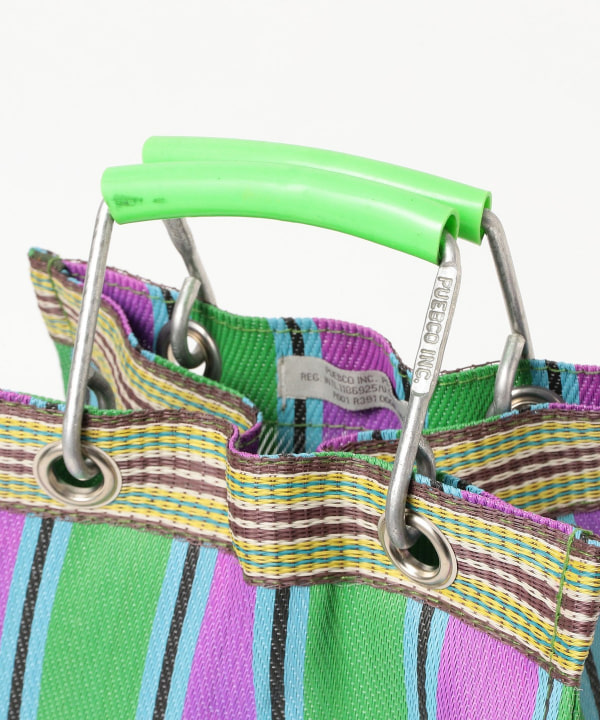 村口良@B印MARKET / PUEBCO RECYCLED PLASTIC STRIPE BAG