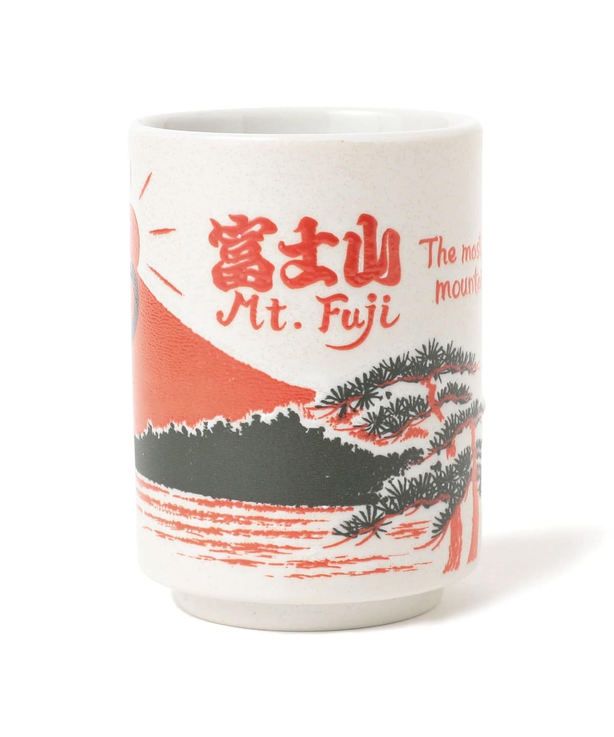 北川浩嗣@B印MARKET B印マーケット / Mt. Fuji 富士山 湯呑 食器・キッチン・食品 MEN RED ONE SIZE 北川浩嗣@B印MARKET B印マーケット / Mt. Fuji 富士山 湯呑 食器・キッチン・食品 MEN RED ONE SIZE