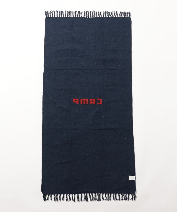 村口良@B印MARKET / PUEBCO HANDLOOMED RECYCLE YARN CAMP ラグ NAVYBLUE
