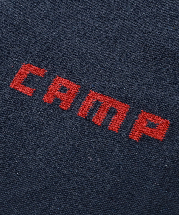 村口良@B印MARKET / PUEBCO HANDLOOMED RECYCLE YARN CAMP ラグ NAVYBLUE