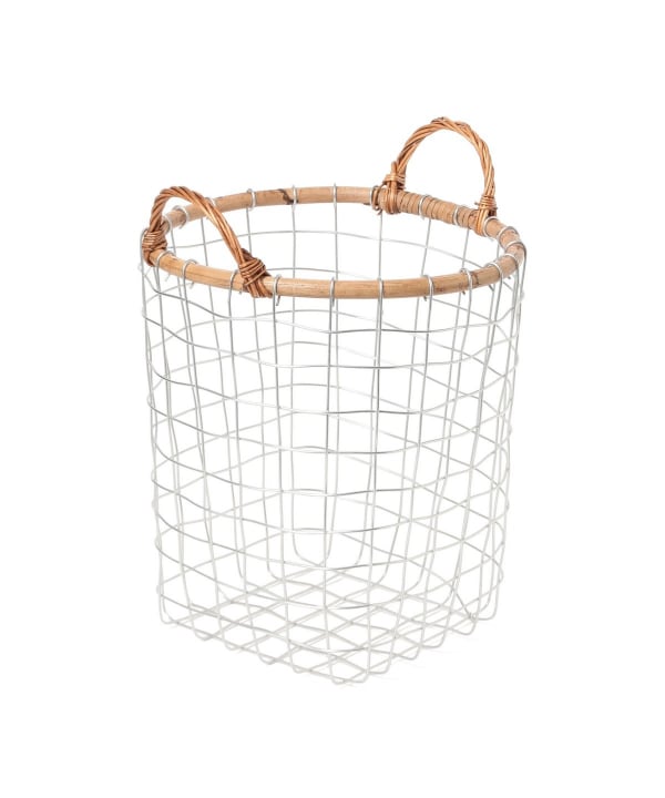 村口良@B印MARKET / PUEBCO RATTAN TOP WIRE BASKET Medium
